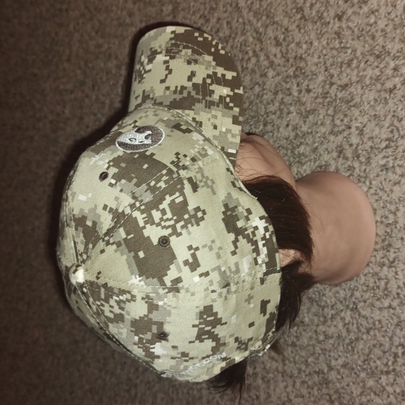 Sabre Defence Industries Embroidered Logo Camo Snap-on Hat Cap - Picture 6 of 9